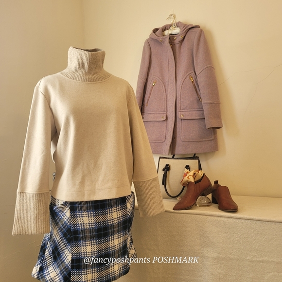 ANTHRO MAEVE plaid pockets! woven many quality details skirt - Picture 4 of 17